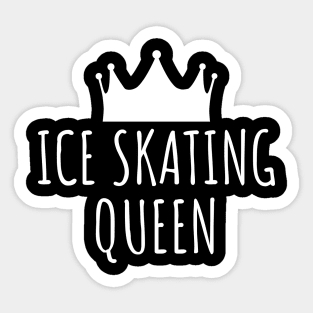 Ice Skating Queen Sticker